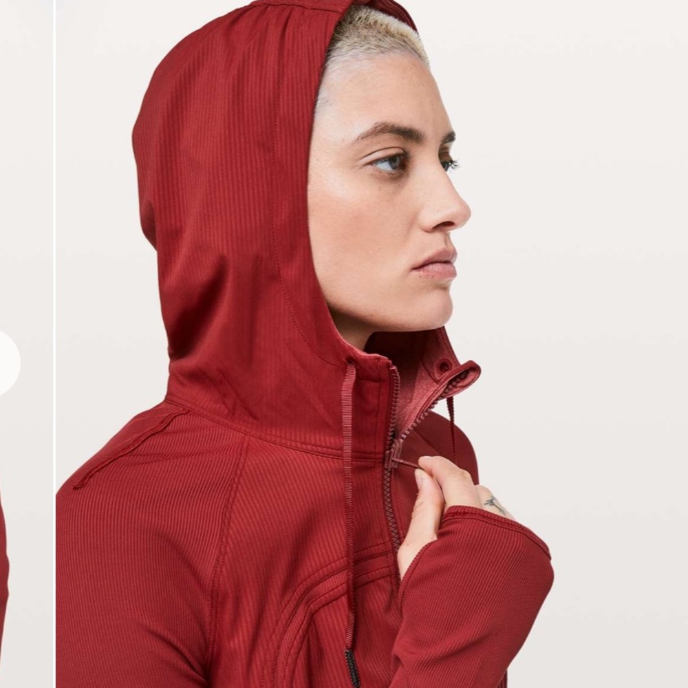 Lululemon Dance Studio Jacket Rib Sleeve
Dark Sport Red / Heathered